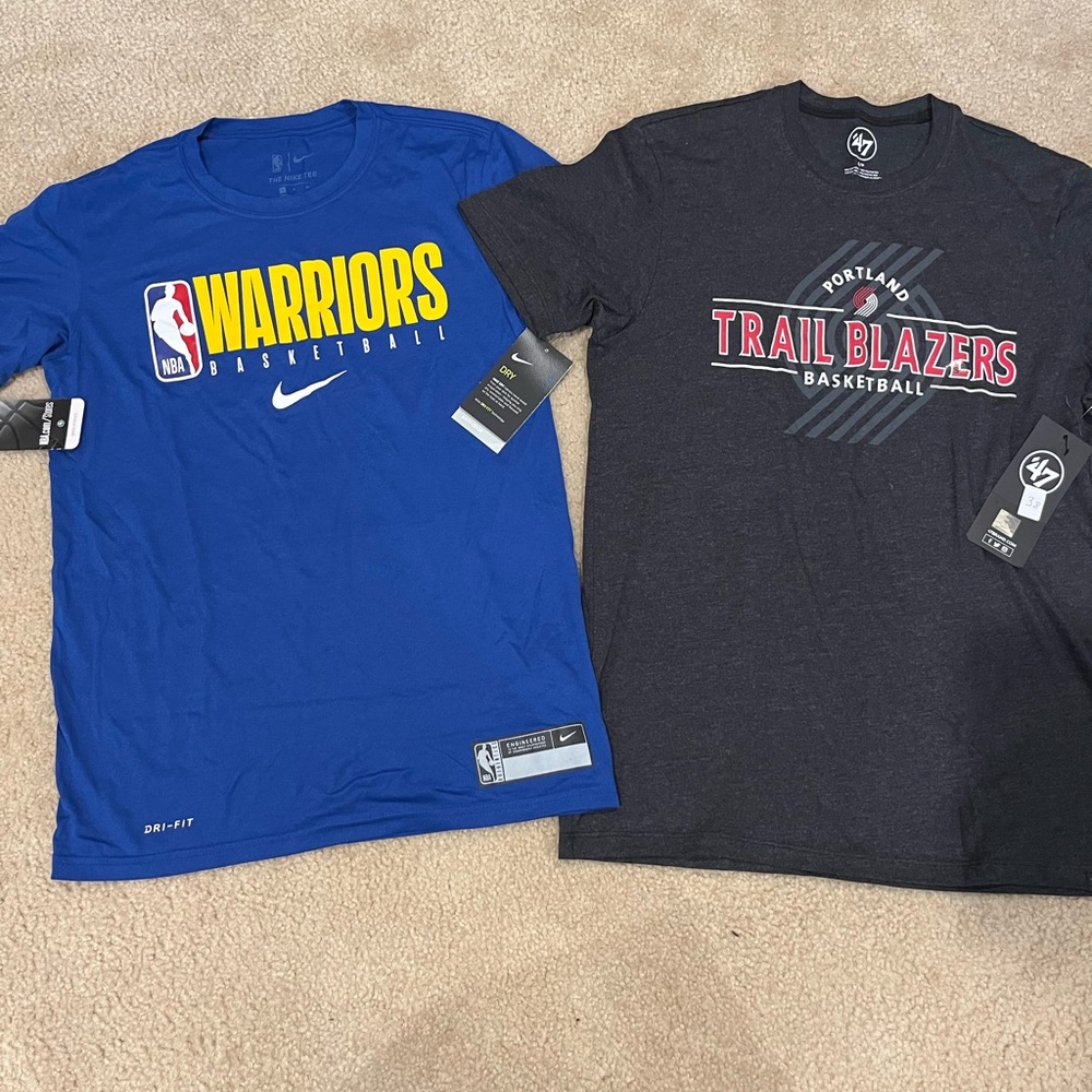 Lot of 2 New with tags NBA men Small